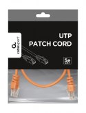 Gembird Patch cord kat.5e osłonka zalewana 0.25m pomarańczowy