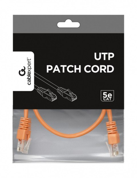 Gembird Patch cord kat.5e osłonka zalewana 0.25m pomarańczowy
