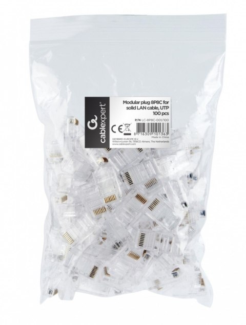 Gembird Wtyk sieciowy kable typ drut 8P8C/100sztuk