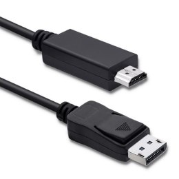 Qoltec Kabel Qoltec DisplayPort v1.2 męski | HDMI męski | 5K| 3m