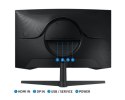 Samsung Monitor gamingowy Odyssey 27 cali LS27CG554EUXEN