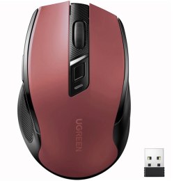 Ugreen Mysz bezprzewodowa UGREEN MU006R 2.4 GHz + Bluetooth 5.0 - czerwona