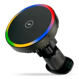 Everactive Uchwyt samochodowy everActive MC-W15 PRO magnetyczny 15W z ładowarką indukcyjną zgodny z MagSafe