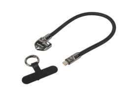 LANBERG Kabel USB-C M/M Lanberg Smycz / Brelok 0,3m 240W Czarny