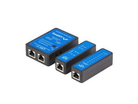 LANBERG Tester kabli Lanberg NT-0404 PoE RJ45, RJ11, Coaxial