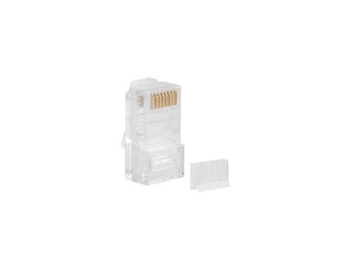 LANBERG Wtyk sieciowy Lanberg PLU-6020 RJ-45 8P8C kat. 6 UTP 20 sztuk z prowadnicą