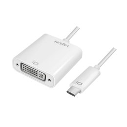 LogiLink Adapter LogiLink UA0245A USB-C 3.1 - DVI 0,14m