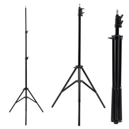 Maclean Statyw do lampy pierścieniowej LED 12'' Maclean MC-163 max. wysokość 190cm, max. obciążenie 3kg