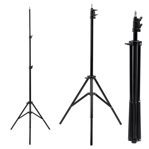 Maclean Statyw do lampy pierścieniowej LED 12'' Maclean MC-163 max. wysokość 190cm, max. obciążenie 3kg