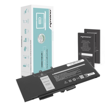 Movano Bateria Movano do notebooka Dell Latitude 5280, 5480, 5490, 5590, GJKNX (7.4V-7.6V) (8500mAh)