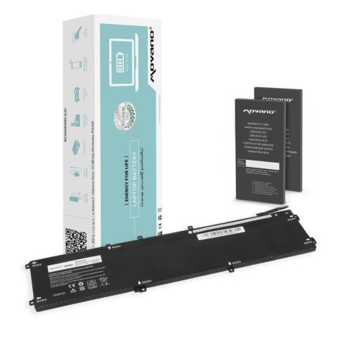 Movano Bateria Movano do notebooka Dell XPS 15 (9550), 6GTPY (11.55V) (6000 mAh)