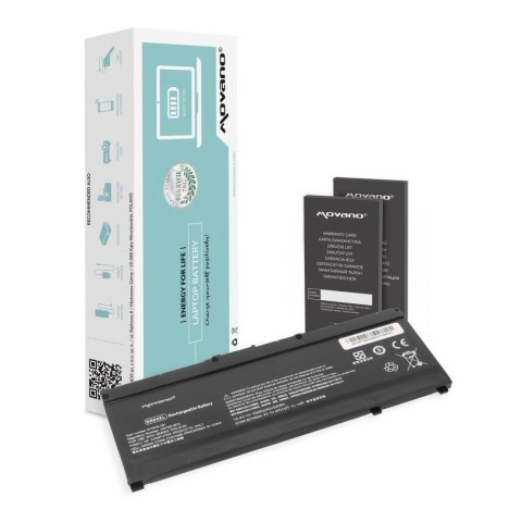 Movano Bateria Movano do notebooka HP Omen 15-DC, 15-CE, SR04XL, TPN-C133 (15.4V) (3500 mAh)