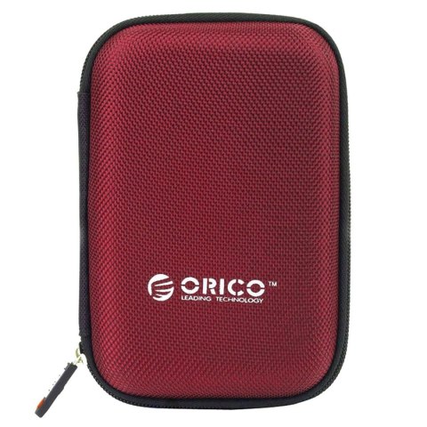 ORICO Etui Orico PHD-25-BK-BP na dysk zewnętrzny, materiałowe, czerwone