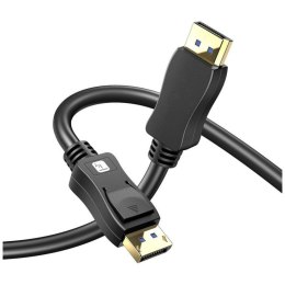Techly Kabel DisplayPort Techly 2.1 4K*120Hz 3m 54G czarny