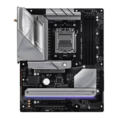 ASRock Płyta ASrock B850 LiveMixer WiFi /AMD B850/DDR5/SATA3/M.2/USB3.2/WiFi/BT/PCIe5.0/AM5/ATX
