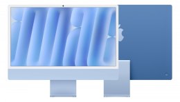 Apple IMac 24 cale: M4 10/10, 24GB, 512GB SSD - Niebieski