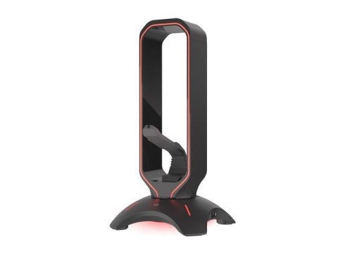 Genesis Hub USB Genesis VANAD 500 + Mouse Bungee + uchwyt na słuchawki podświetlenie