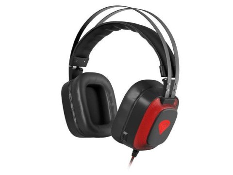 Genesis Słuchawki z mikrofonem Genesis Radon 720 Gaming Virtual 7.1 LED czarno-czerwone