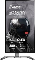 IIYAMA Monitor 27-inch GOB2701QSC-B1 Titan Falcon Tandem OLED,280Hz,65W,2xHDMI,DP 1500 cd/m? (HDR), 2560 x 1440, 1500000:1, 0.03ms, 2xH
