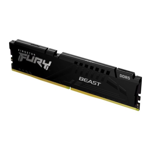 Kingston Pamięć DDR5 Kingston FURY Beast 16GB (1x16GB) 5200MHz CL40 1,25V Czarna