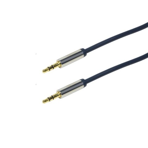 LogiLink Kabel audio stereo LogiLink CA10150 3,5 mm, M/M, 1,5m, niebieski