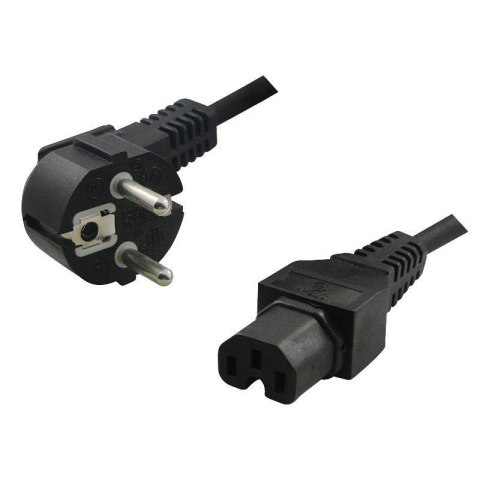 LogiLink Kabel zasilający LogiLink CP105 Schuko > C15 czarny 2m