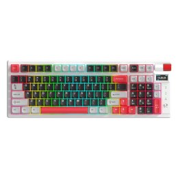 MONKA Klawiatura bezprzewodowa Monka STORM KG991W mechaniczna bluetooth + 2.4 GHz + kabel Gaming RGB