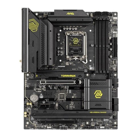MSI Płyta MSI MAG B860 TOMAHAWK WIFI /B860/DDR5/SATA3/M.2/TB4/WiFi/BT/PCIe5.0/s.1851/ATX