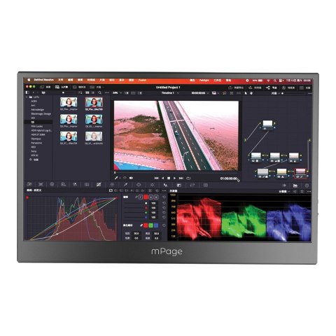 Maxcom Monitor przenośny Mpage 15
