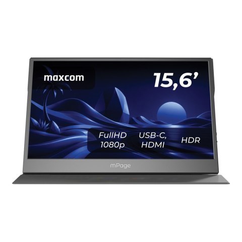 Maxcom Monitor przenośny Mpage 15