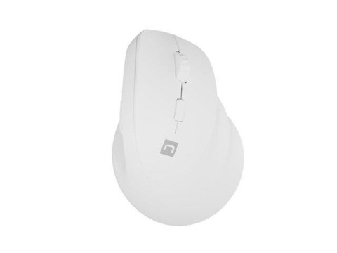 Natec Mysz bezprzewodowa Natec Crake 2 Bluetooth 5.2 + 2.4GHz 2400DPI wertykalna biała