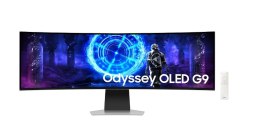 Samsung Monitor 49 cali Odyssey G9 G95SD OLED 5120x1440 DQHD 32:9 1xHDMI 1xmicroHDMI 1xDP 1xUSB-C 2xUSB 0,03ms 240Hz zakrzywiony głośnik
