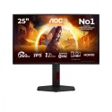 AOC Monitor 24.5 cala 25G4ZR Fast IPS 260Hz HDMIx2 DP Pivot