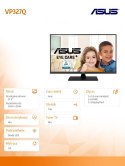 Asus Monitor 31.5 cala VP327Q EYE CAE 4K UHD DP HDMI