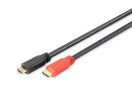 Digitus Kabel HDMI DIGITUS Highspeed Ethernet ze wzmaczem 1.4 GOLD Typ A, M/M 20m Black