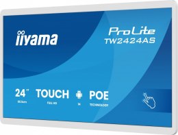 IIYAMA Monitor 24 cale TW2424AS-W3P POJ.10PKT.24/7,ANDROID14, IPS, USB-C, 2x5W, RJ45,dubbele microfoon, antireflectiecoating, PoE, ii