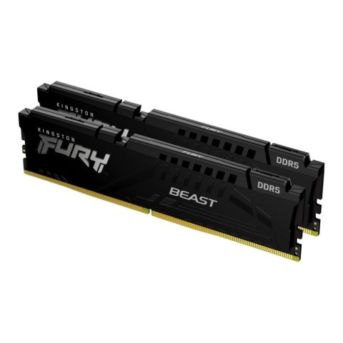 Kingston Pamięć DDR5 Kingston FURY Beast 32GB (2x16GB) 6400MHz CL32 1,4V Black EXPO
