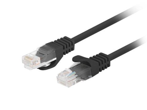 LANBERG Patchcord Lanberg UTP kat.6 0,25m czarny 10-Pack