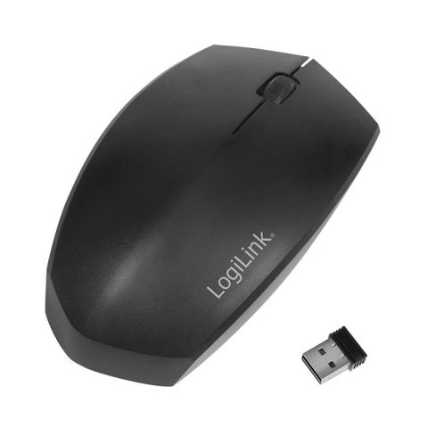 LogiLink Mysz bezprzewodowa LogiLink ID0191 dwa tryby 2,4 GHz i BT 4.2, ergonomiczna, czarna