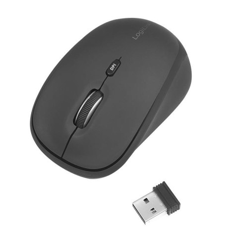LogiLink Mysz bezprzewodowa LogiLink ID0193 2,4 GHz, ergonomiczna, czarna