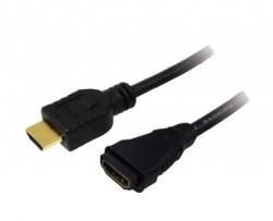 LogiLink Przedłużacz HDMI LogiLink CH0056 HDMI A (F) > HDMI A (M), 2m