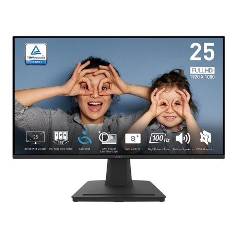 MSI Monitor MSI 24,5" PRO MP252 HDMI DP głośniki