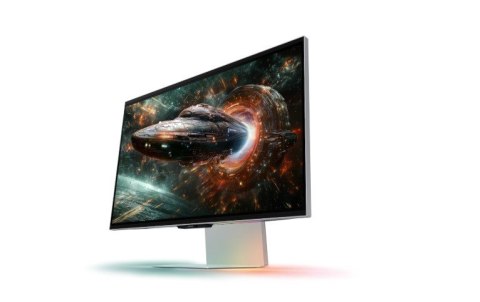 Samsung Monitor 27 cali Odyssey 3D G90XF IPS 3840x2160 UHD 16:9 2xHDMI 1xDP 2xUSB-A 1xUSB-B 1ms 165Hz HAS+PIV płaski 2y2d (LS27FG900XUXE