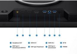 Samsung Monitor 27 cali Odyssey G80HF IPS 5120x2880 5K 16:9 2xHDMI 1xDP 2xUSB 3.2 1ms 360/180Hz HAS+PIV płaski 3Yd2d (LS27HG806EFXEN)