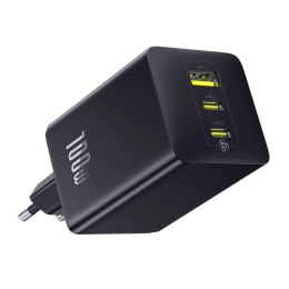 Baseus Ładowarka sieciowa Baseus GaN EnerFill FE11 P10182102123-00 szybka 100W 2xUSB-C PD + 1xUSB czarna