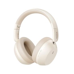 Baseus Słuchawki z mikrofonem Baseus Bass 35 Max A00070800221-00 Bluetooth 5.3 - beżowe