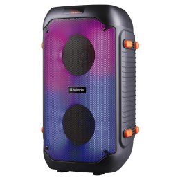 Defender Głośnik Defender BOOMER 25 Bluetooth 25W MP3/FM/SD/USB/AUX/TWS/LCD/RGB/MIC equalizer pilot mikrofon KARAOKE czarny