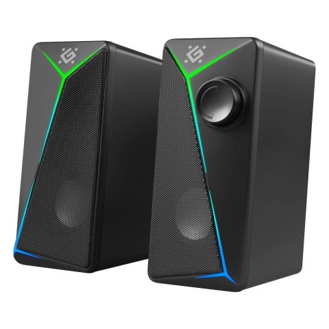 Defender Głośniki Defender J5 2.0 6W USB podświetlenie LED RGB