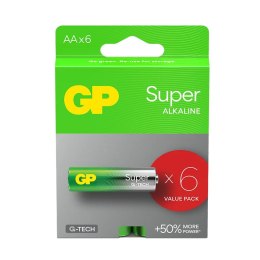 GP Bateria alkaliczna AA / LR6 GP Super Alkaline G-TECH - 6 sztuk