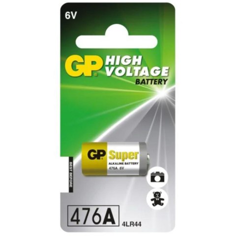 GP Bateria alkaliczna specjalistyczna GP 476A / 4LR44 / A544 / PX28A / 544A - blister 1 szt.